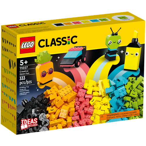 Конструктор LEGO Classic 11027 Творческое неоновое веселье Creative Neon Fun, 333 дет. lego classic творческое веселье в океане 11018