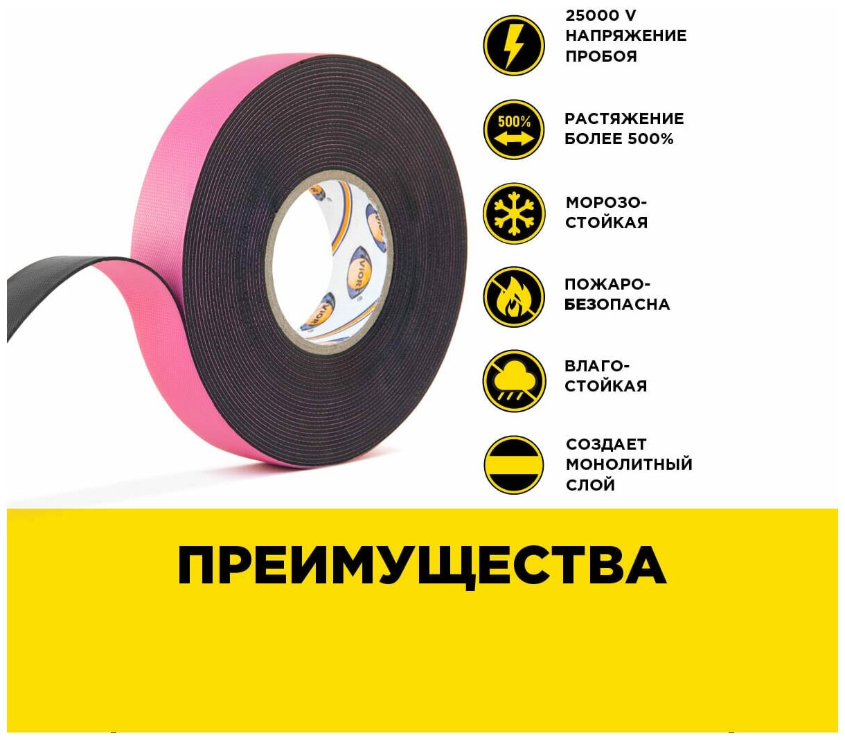 Изолента AVIORA - фото №2