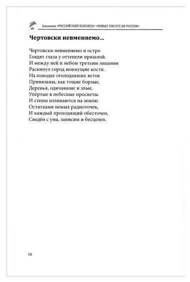 Альманах «Российский колокол». «Новые писатели России». Литературная премия М. Ю. Лермонтова. Выпуск №5 - фото №2
