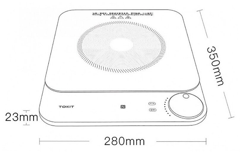 Индукционная плита Xiaomi (TCL030-3С) - фото №2