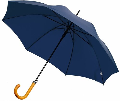 Зонт-трость FARE, полуавтомат, купол 105 см, 8 спиц, синий