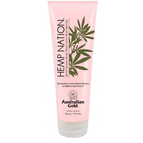 Гель для душа Australian Gold - Hemp Nation White Peach  & Hibiscus Body Wash 235 мл.