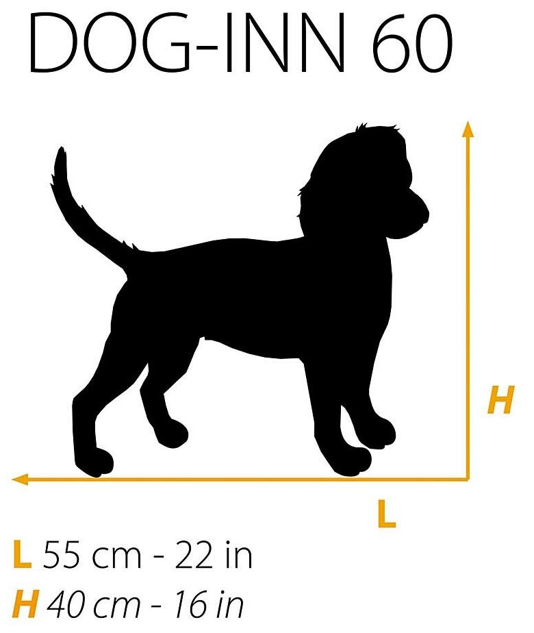 DOG-INN 60 (64,1 x 44,7 x h 49,2 см) FERPLAST - фото №6