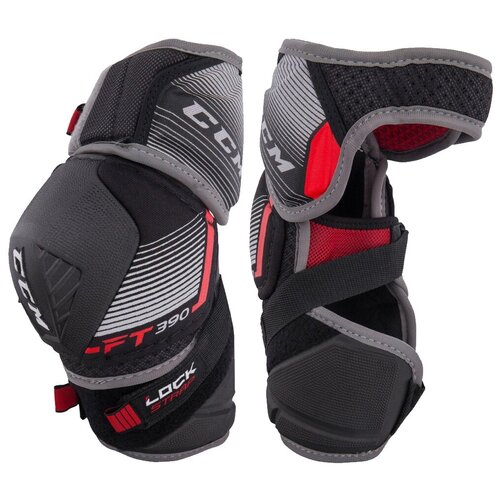 Налокотники CCM, JetSpeed FT390 elbow pad SR, S, серый