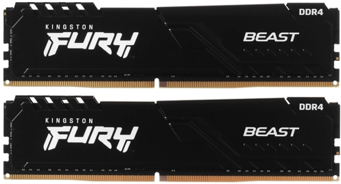 Оперативная память DIMM 32 Гб DDR4 3600 МГц Kingston Fury Beast (KF436C18BBK2/32) PC4-28800 2x16 Гб