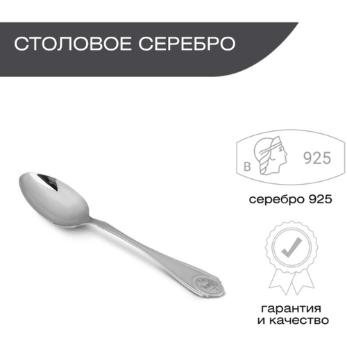 Ложка чайная из серебра 925 пробы для кухни