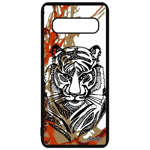 фото Чехол для мобильного galaxy s10 plus, "тигр" сибирь африка utaupia