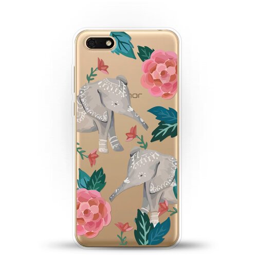 фото Силиконовый чехол два слона на huawei y5 lite (2018) andy & paul