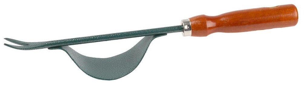 GRINDA 340 мм, углеродистая сталь, деревянная ручка, корнеудалитель (8-421246)