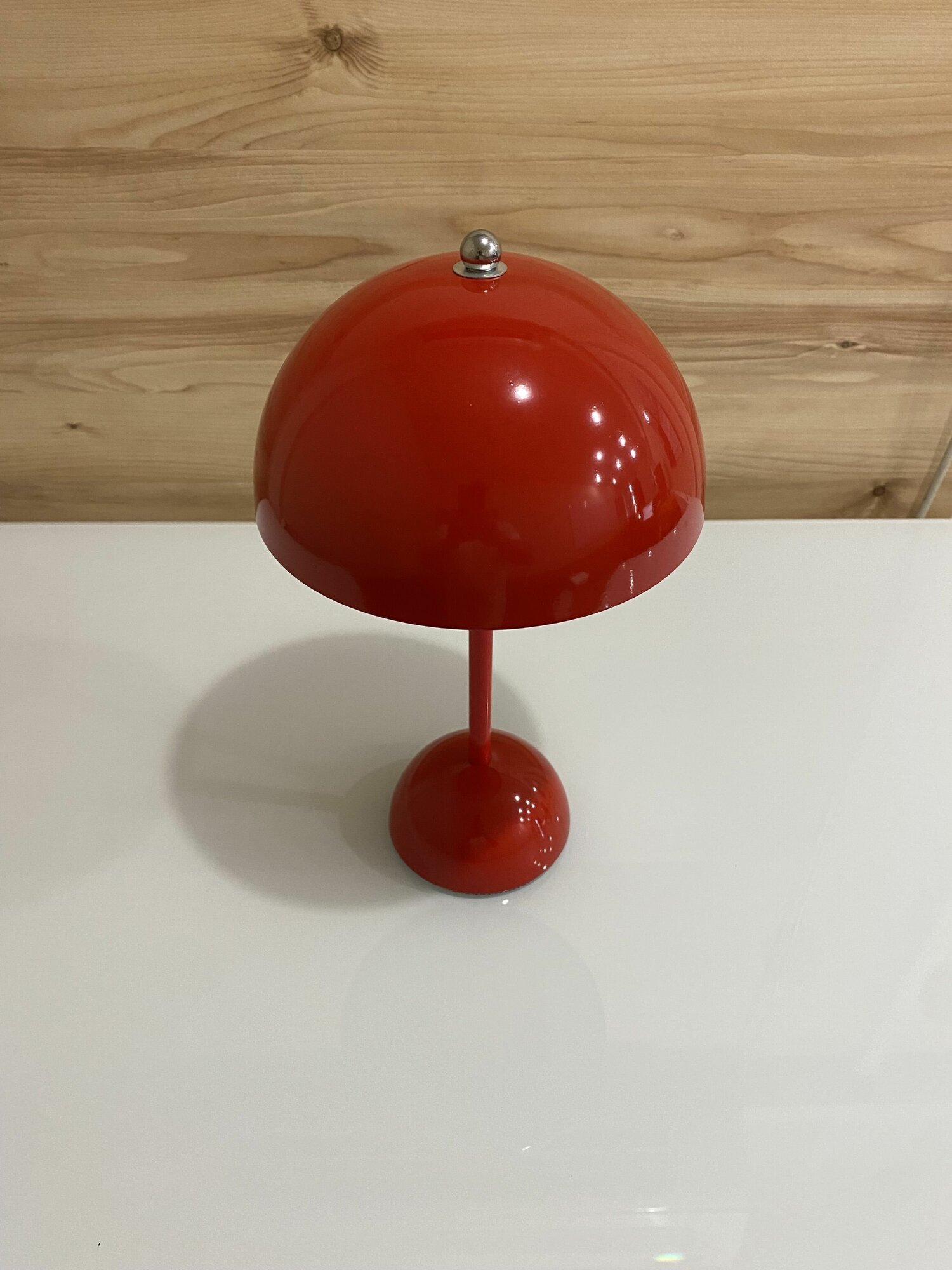 Лампа настольная светодиодная беспроводная LevelDesk SNR, красный - фотография № 5