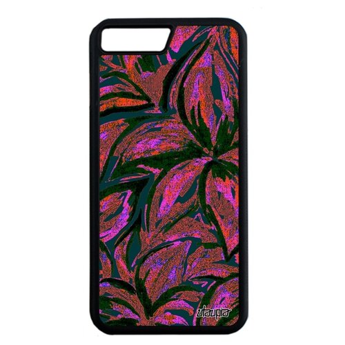 фото Чехол для телефонов apple iphone 8 plus, "цветочный узор" магнолия рисунок utaupia