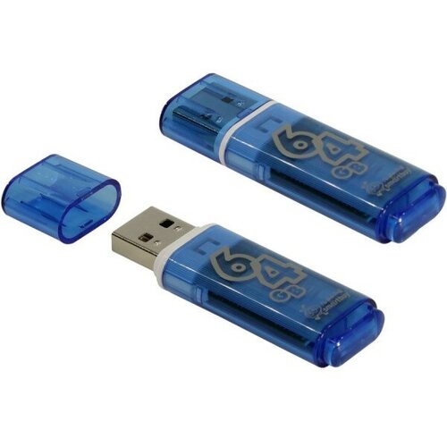 Память Flash USB 16 Gb Smart Buy Glossy series Blue