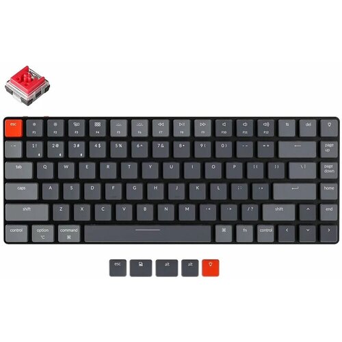 Клавиатура Keychron K3 Pro Wireless Red Switch RGB Black 1299000₽