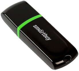 Флеш-накопитель USB 2.0 Smartbuy 64GB Paean Black (SB64GBPN-K)