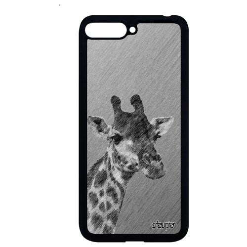 фото Чехол на телефон huawei y6 2018, "жираф" саванна пятна utaupia
