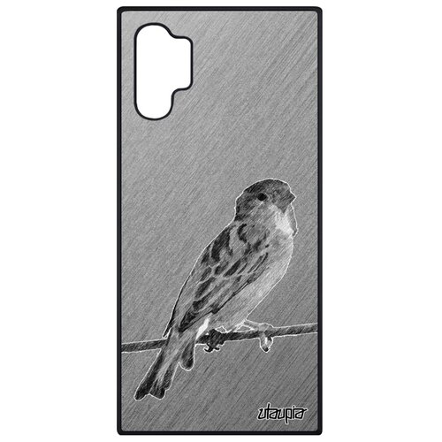 фото Чехол для телефонов samsung galaxy note 10 plus, "воробей" птенец птица utaupia