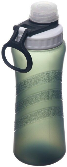 Бутылка для воды, объем 500 мл, размер 20,2 х 7,5 х 6,7 см, цвет серый - фотография № 9