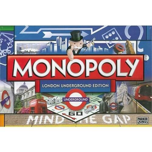 Настольная игра Monopoly London Underground Монополия Лондонский метрополитен