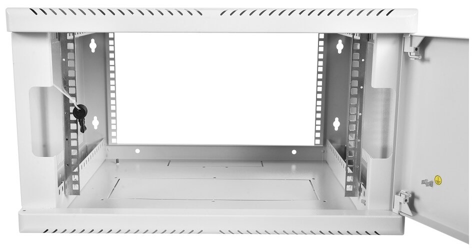 шкаф ЦМО, настенный, 19", 6U, 600х480мм, дверь металл - фото №2