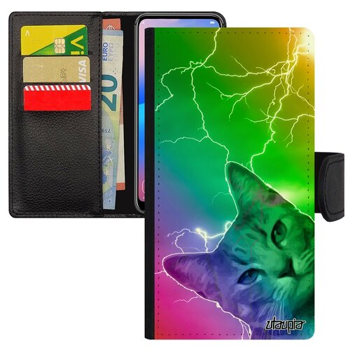 фото Чехол книжка для мобильного mi 8, "котик" кот маленький utaupia