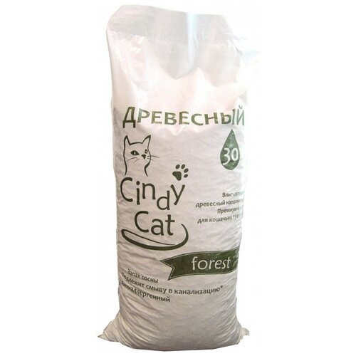 Впитывающий наполнитель Cindy Cat Forest, 30л