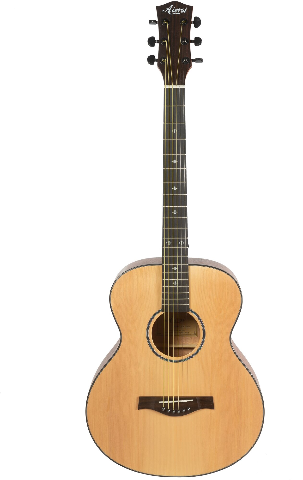 AIERSI SG02SM-40 Акустическая гитара, топ - массив ели, корпус - махагони