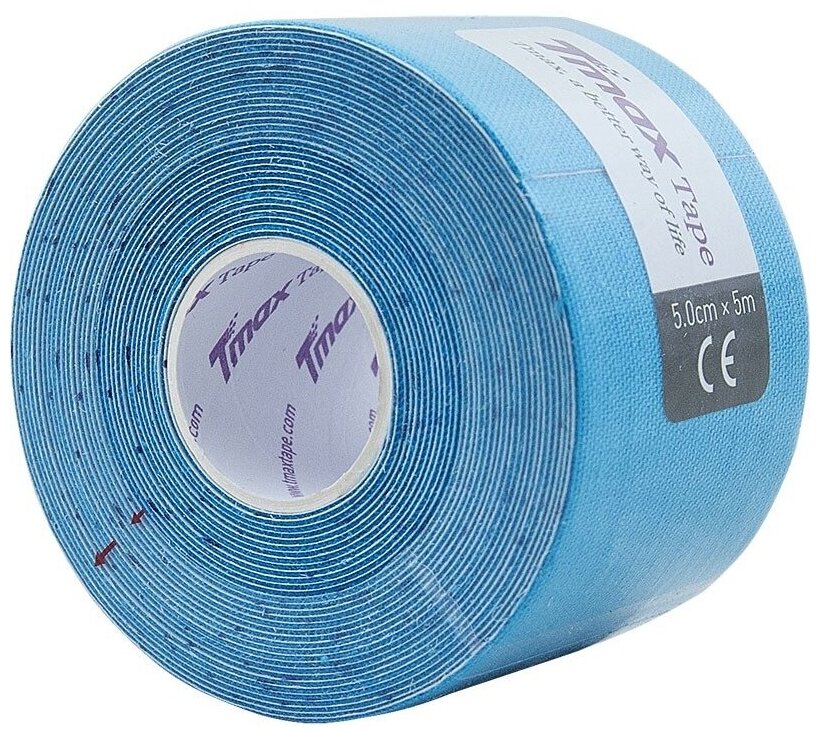 Тейп кинезиологический TMAX Extra Sticky Blue 423129, 5см.x5м.