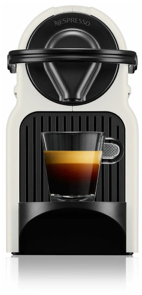 Кофемашина капсульная De'Longhi Nespresso Inissia EN 80, кремово белый - фотография № 2