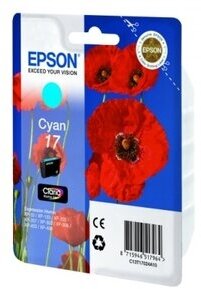 Картридж Epson 17 Cyan голубой C13T17024A10