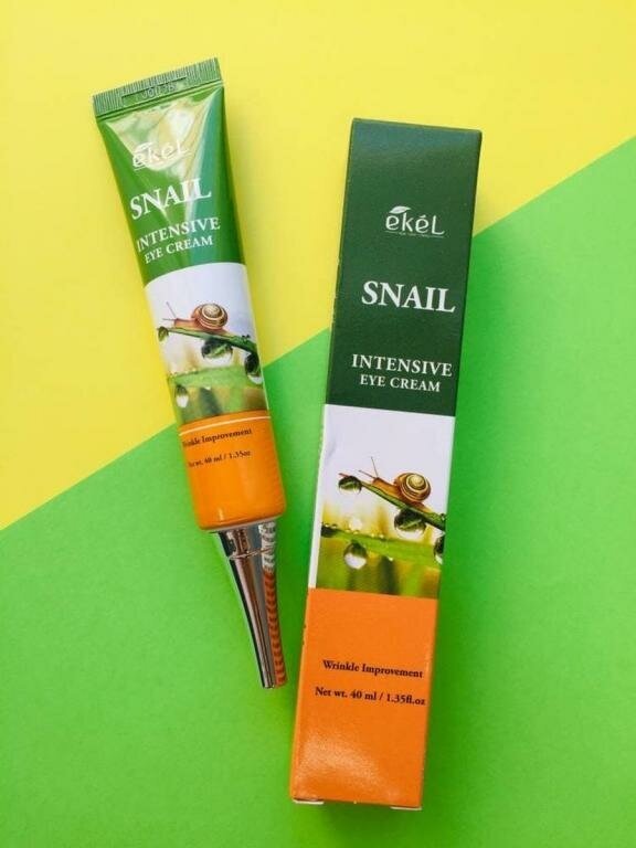 Ekel крем для кожи вокруг глаз Snail Intensive Eye Cream, 40г