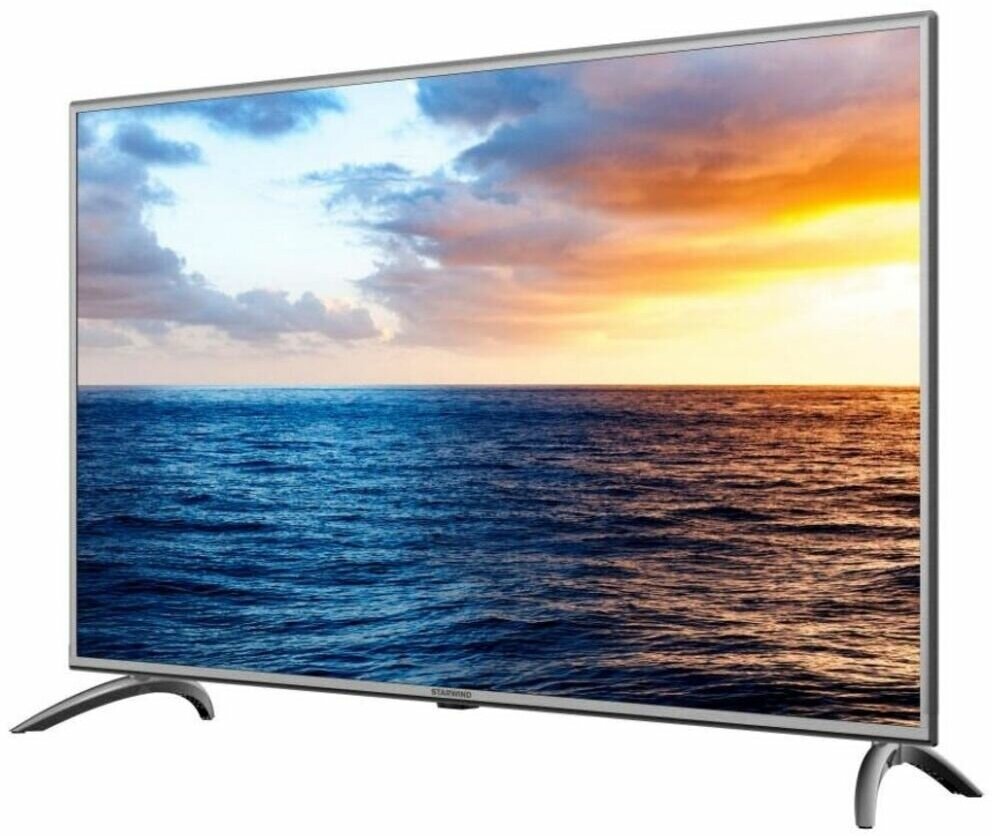 Телевизор 50" Starwind SW-LED50UG400 (4K UHD 3840x2160, Smart TV) стальной