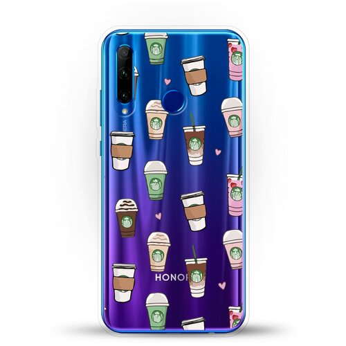 фото Силиконовый чехол кофе на honor 10i andy & paul