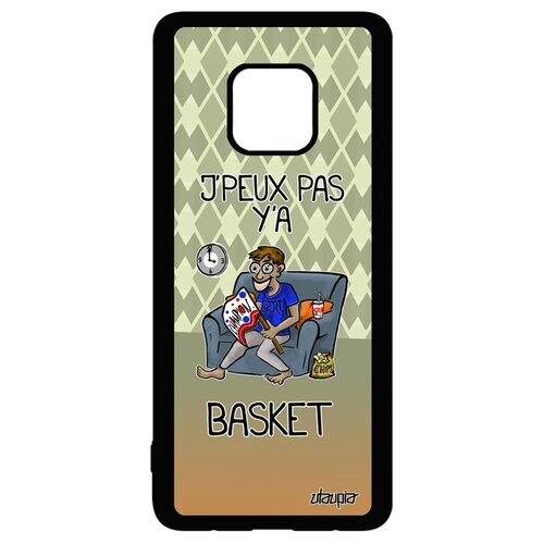 фото Чехол на huawei mate 20 pro, "не могу - смотрю баскетбол!" шутка комикс utaupia