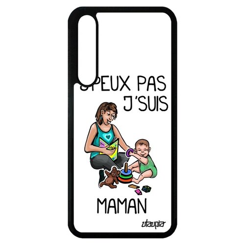 фото Чехол для мобильного huawei p20 pro оригинальный дизайн не могу - стала мамой! мамуля комикс utaupia