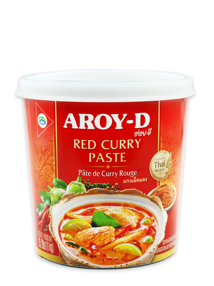 Паста Карри Aroy-D Red Curry Paste красная, 1 кг