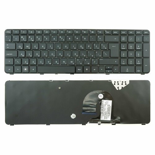 клавиатура для hp 13 4000 p n mp 13j73suj9202 834589 251 Клавиатура для ноутбука HP dv7-4000, dv7-5000 черная с рамкой, Г-образный Enter