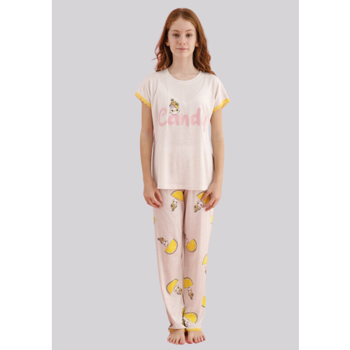 Пижама Sevim, размер 7-8(128), бежевый пижама nuage moscow для девочек брюки размер 3 желтый