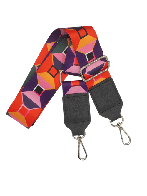 Ремешок для сумки / Текстильный ремень на сумку / Разноцветный