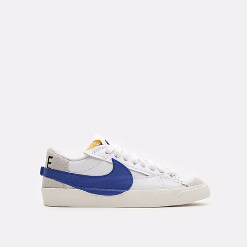 фото Кроссовки nike blazer low '77 jumbo, повседневные, натуральная кожа, размер 8.5 us, белый