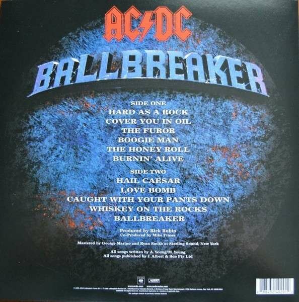 AC/DC Ballbreaker Виниловая пластинка Sony Music - фото №3