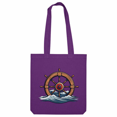 фото Сумка шоппер us basic, фиолетовый