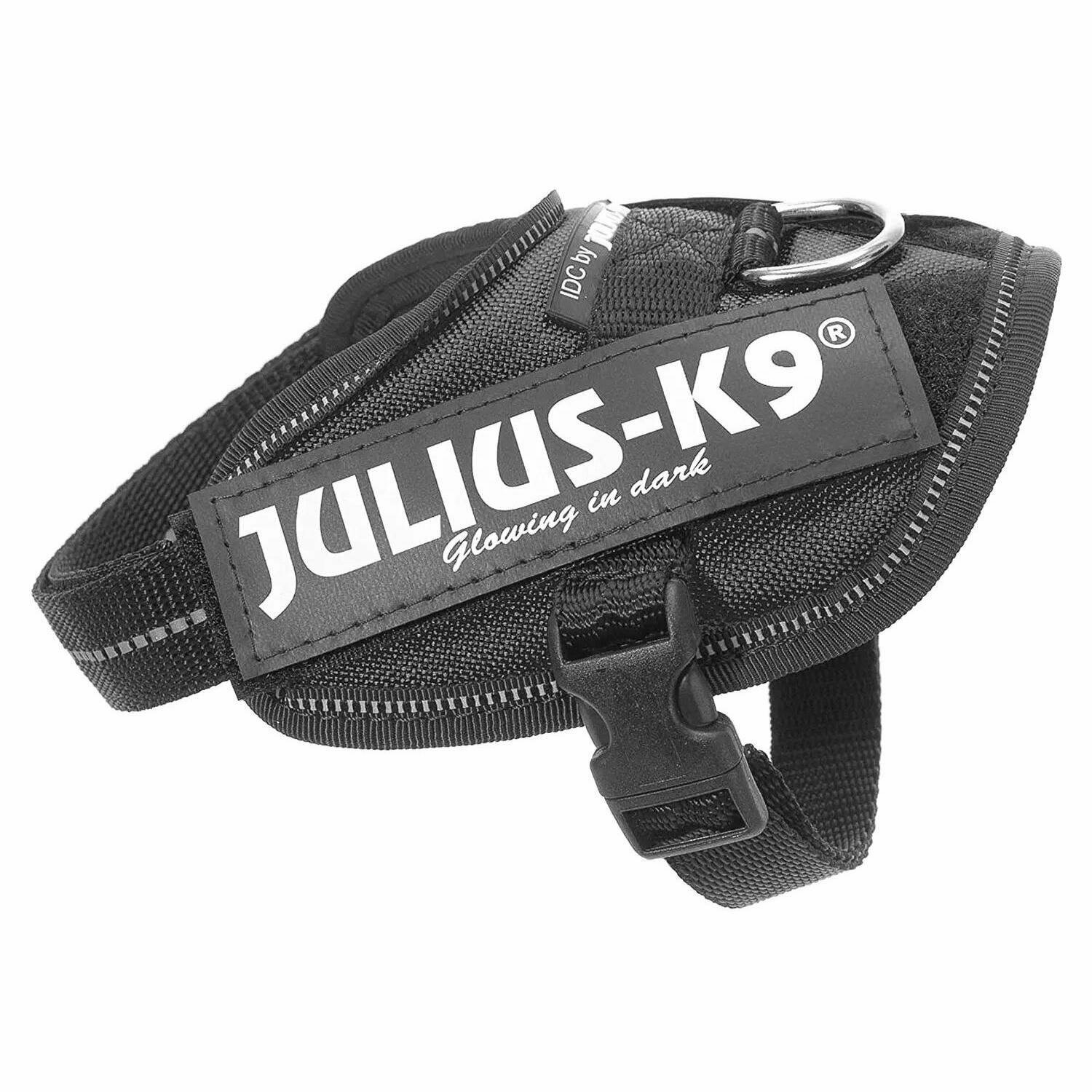 JULIUS-K9 шлейка для собак IDC-Powerharness 4 (70-90 кг) (96-138 см., Черный) - фото №12