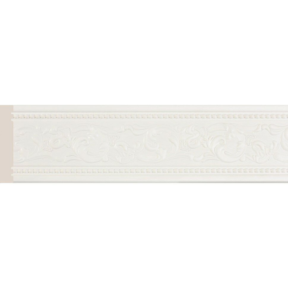 Багет Cosca Бордюр 79 Белый 150-115 Д240хШ1.2х7.9см / Коска.