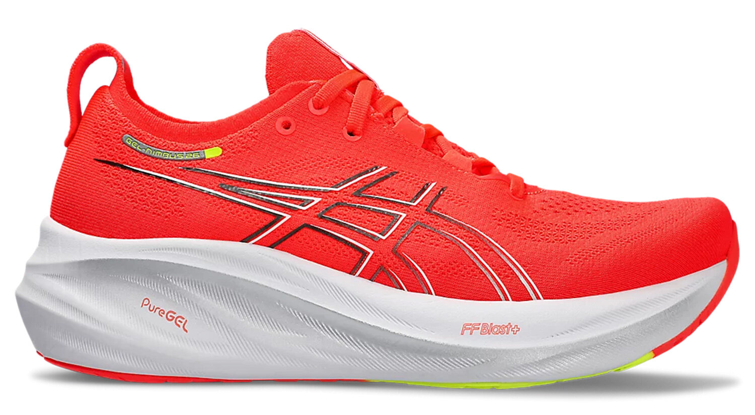 Кроссовки ASICS GEL-NIMBUS 26, размер 9 US, красный, белый