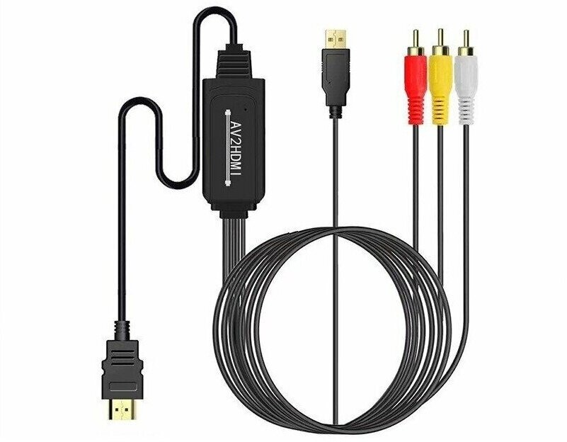 Конвертер-переходник из AV в HDMI AV2HDMI