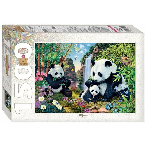 Пазл Панды, 1500 деталей / Step Puzzle пазл лиссабон португалия 1500 деталей step puzzle