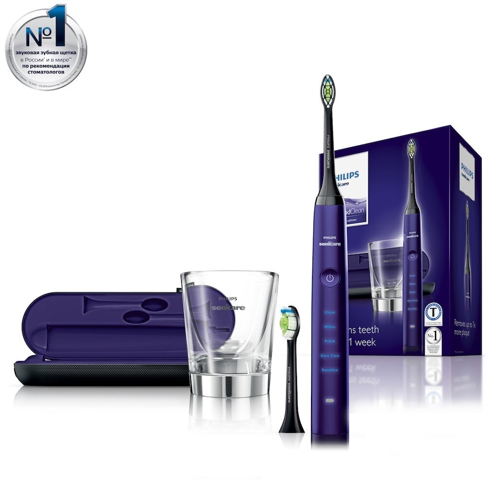 Звуковая зубная щетка Philips Sonicare DiamondClean HX9372/04, аметист