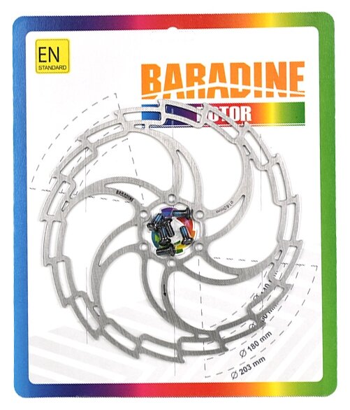 Тормозной диск Baradine DB-05, облегченный 180 мм