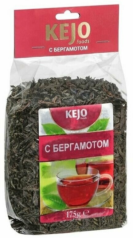 KEJOfoods Чай листовой Бергамот, зеленый 175г - фотография № 2