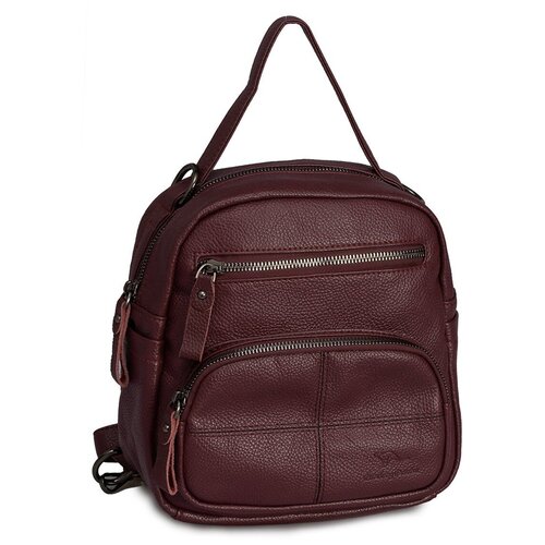 фото Рюкзак планшет sefaro, фактура зернистая, бордовый